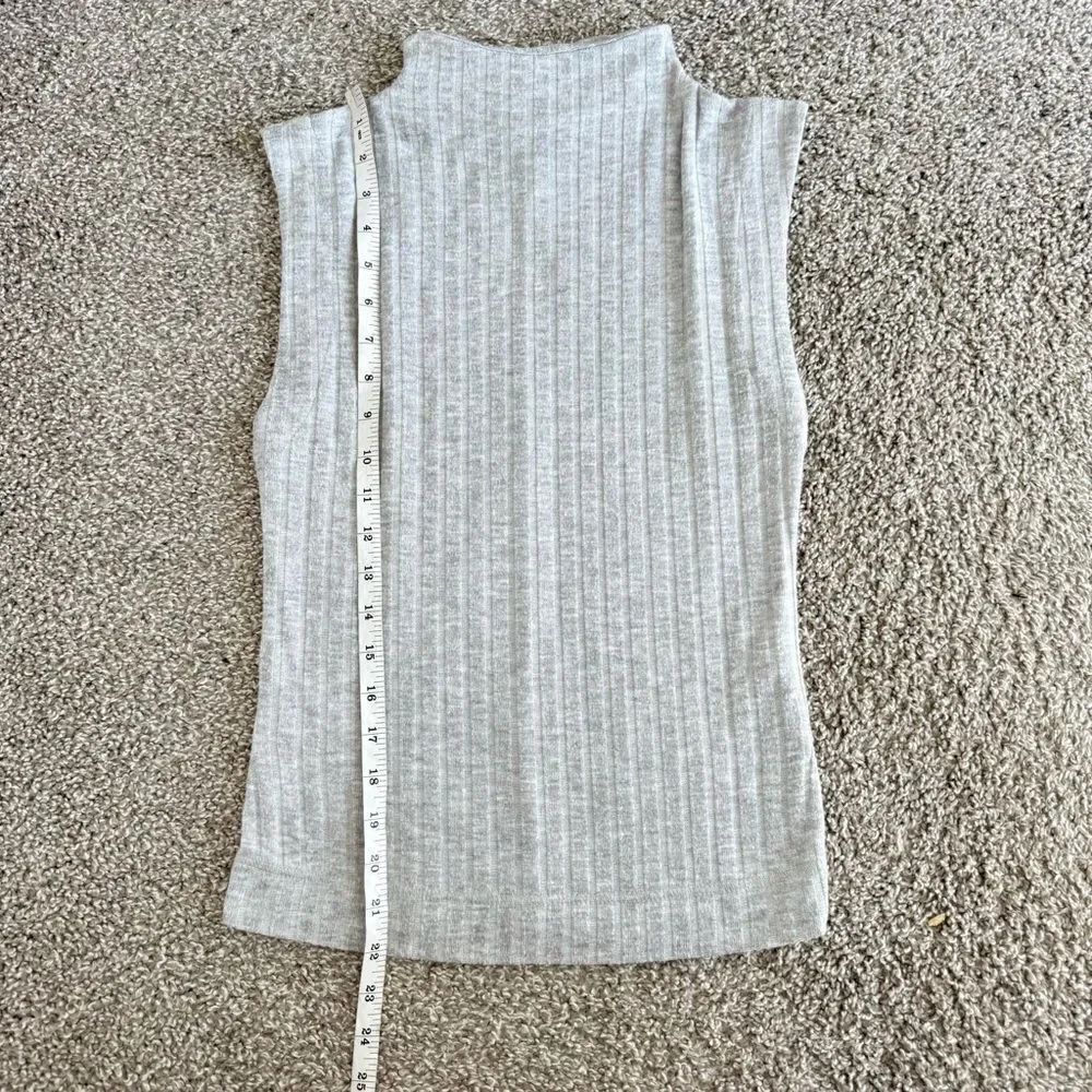 FREE PEOPLE | Sleeveless Ribbed Mockneck Knit Top - Picture 7 of 7